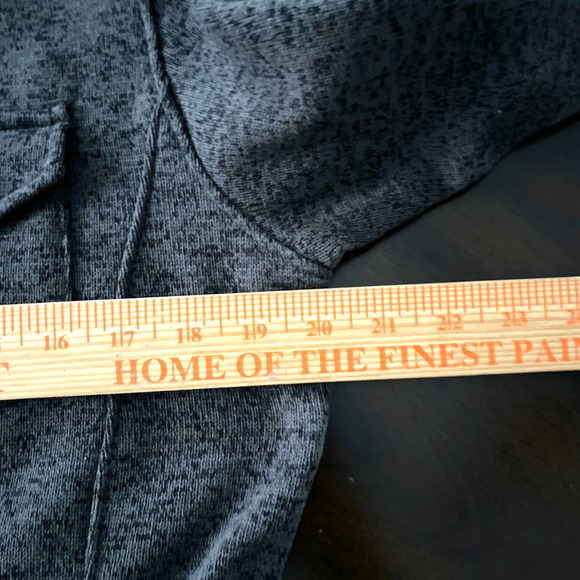 Mountain Khakis Old Faithful Full Zip Sweater Jacket Fleece Gray Small Pockets - Picture 8 of 9